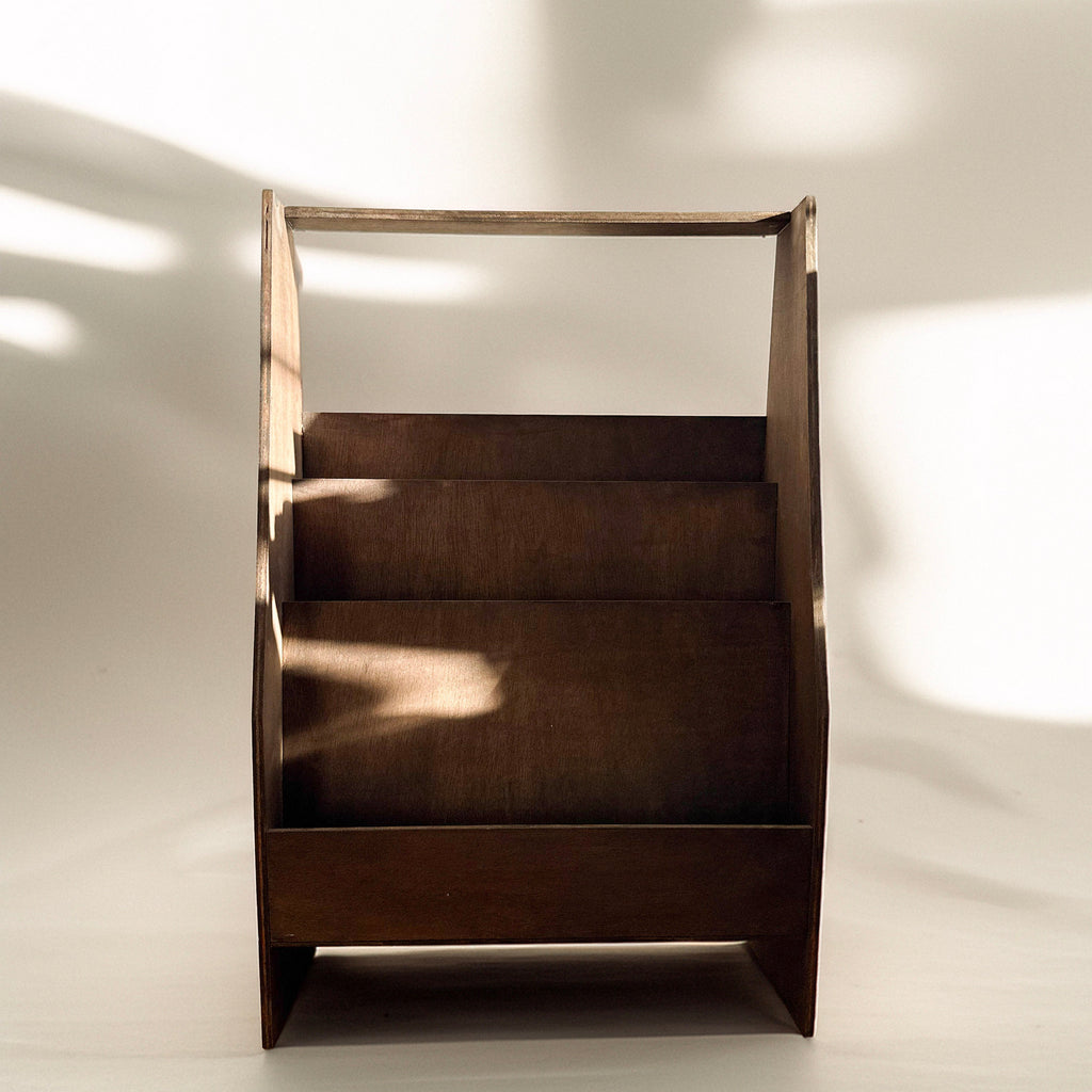 Magazine wood rack