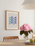 Circle of Waves Poster